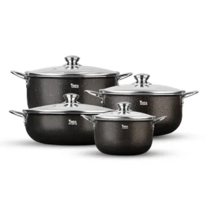 سرویس قابلمه گرانیتی 8 پارچه تیارا مدل ALIMAN