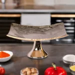 میوه خوری لورنزا قاب لانا مرمر (طلایی)